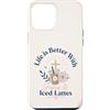 Coffee And Jesus Custodia per iPhone 12 Pro Max La vita con Gesù e latte freddo Christian Coffee