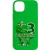 COOL SOCCER DESIGNS AND OUTFITS Custodia per iPhone 14 Plus COMPLEANNO BOY 3 ANNI DINOSAURIO CALCIO 3° COMPLEANNO