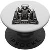 Demonique Tees and Ars Goetia Demon Gift Moloch della fiamma eterna PopSockets PopGrip Adesivo