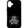 Feminist Science Engineering Girl Power Custodia per iPhone 16 Plus STEM Girl Women in Science Scienziato Sassy Smart è sexy