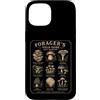 Vintage Forager's Field Guide Apparel Custodia per iPhone 15 Funghi commestibili Vintage Botanical