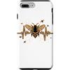 Beekeeping Beekeeper Gifts Custodia per iPhone 7 Plus/8 Plus Beekeeper Heartbeat Honey Bee Apiarist Pulse