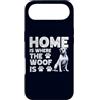 Dogo Argentino Companion Works Custodia per iPhone Air Home Is Where The Woof Is Dogo Argentino Dog Owner Design