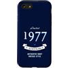 fußball soccer USA design Custodia per iPhone SE (2020) / 7/8 1977 scritta compleanno anniversario regalo 50° umorismo ironia