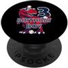 COOL BASEBALL DESIGNS AND OUTFITS DINOSAURIO COMPLEANNO BIMBO 3 ANNI DINOSAURIO BASEBALL 3° COMPLEANNO PopSockets PopGrip Adesivo