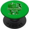 COOL SOCCER DESIGNS AND OUTFITS COMPLEANNO BOY 3 ANNI DINOSAURIO CALCIO 3° COMPLEANNO PopSockets PopGrip Adesivo