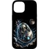 Cosmic Encounter Outfitters Men Women Ki Custodia per iPhone 15 Carino Alieno Pilota In UAP UFO Divertente Spazio Explorer Sci Fi