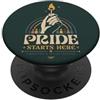 June and Always Pride Rainbow Equality Liberation Unity Attivismo PopSockets PopGrip Adesivo