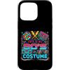 80s Costume Retro Party Vintage Throwbac Custodia per iPhone 15 Pro Max Costume divertente anni '80 con scritta This Is My 80's Costume