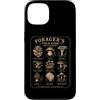 Vintage Forager's Field Guide Apparel Custodia per iPhone 13 Funghi commestibili Vintage Botanical