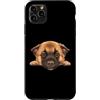 Belgian Malinois Puppy Lover PS Custodia per iPhone 11 Pro Max Ritratto del cane del viso del primo piano del cucciolo di Malinois belga del bambino