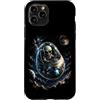 Cosmic Encounter Outfitters Men Women Ki Custodia per iPhone 11 Pro Carino Alieno Pilota In UAP UFO Divertente Spazio Explorer Sci Fi