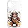 Beekeeping Beekeeper Gifts Custodia per iPhone 16 Sasquatch Beekeeper Bigfoot Honey Bee Apiarist