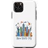 Iconic New York City Skyline by a Child Custodia per iPhone 11 Pro Divertente souvenir per bambini di New York City per bambini o bambine