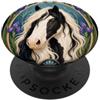 Belle Epoque Animals Cavallo Gypsy Vanner Art Nouveau PopSockets PopGrip Adesivo
