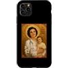 St. Gianna Beretta Molla Icon Custodia per iPhone 11 Pro Max Elegante Icona Cattolica di Santa Gianna Beretta Molla