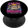 Mechanic I Am The Warranty Funny Craftsm Bootleg Meme Sono il meccanico in garanzia, amante delle auto PopSockets PopGrip Adesivo