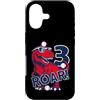 COOL BASEBALL DESIGNS AND OUTFITS Custodia per iPhone 17 ROAR 3 ANNI DINOSAURIER BASEBALL 3° COMPLEANNO