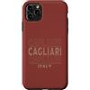 Italy born and Italian apparel Custodia per iPhone 11 Pro Max Vintage Cagliari Italia