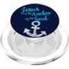 jesus spruch design Gesù Spruch glaube Anker Mut Statement cool LOL chiesa PopSockets PopGrip per MagSafe