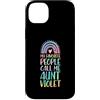 Aesthetic Personalized First Name Merch Custodia per iPhone 14 Plus Le mie persone preferite mi chiamano zia Violet Nome zia