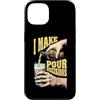 Grandio Design Beer & Alcohol Lover Drin Custodia per iPhone 13 Funny Beer Lover I Make Pour Decisions Hands - Bottiglia da pinta