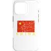 China Flag Asian Heritage Apparel & Gift Custodia per iPhone 16 Pro Bandiera cinese angosciata Uomini Donne Bambini Repubblica Della Cina