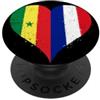Ptera: Cool Senegal Flag For Proud Seneg Bandiera Francia Senegal Orgoglio Tifosi Francesi Senegalesi PopSockets PopGrip Adesivo