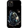 Cosmic Encounter Outfitters Men Women Ki Custodia per iPhone 11 Pro Max Carino Alieno Pilota In UAP UFO Divertente Spazio Explorer Sci Fi