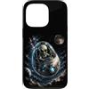 Cosmic Encounter Outfitters Men Women Ki Custodia per iPhone 13 Pro Carino Alieno Pilota In UAP UFO Divertente Spazio Explorer Sci Fi