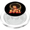 InGENIUS 70s Funk Soul Music Camicie e r Retro 70s Funk Soul Music Lover Afro Woman Vintage Disco PopSockets PopGrip per MagSafe