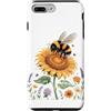 Beekeeping Beekeeper Gifts Custodia per iPhone 7 Plus/8 Plus Sunflower Springtime Honey Bee Beekeeper
