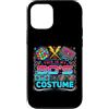 80s Costume Retro Party Vintage Throwbac Custodia per iPhone 12/12 Pro Costume divertente anni '80 con scritta This Is My 80's Costume