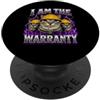 Mechanic I Am The Warranty Funny Craftsm Bootleg Meme Sono il meccanico in garanzia, amante delle auto PopSockets PopGrip Adesivo