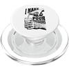 Grandio Design Beer & Alcohol Lover Drin Funny Beer Lover I Make Pour Decisions Hands - Bottiglia da pinta PopSockets PopGrip per MagSafe
