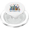 Iconic New York City Skyline by a Child Divertente souvenir per bambini di New York City per bambini o bambine PopSockets PopGrip per MagSafe