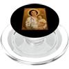 St. Gianna Beretta Molla Icon Elegante Icona Cattolica di Santa Gianna Beretta Molla PopSockets PopGrip per MagSafe