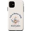 Coffee And Jesus Custodia per iPhone 11 La vita con Gesù e latte freddo Christian Coffee