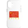 China Flag Asian Heritage Apparel & Gift Custodia per iPhone 16 Bandiera cinese angosciata Uomini Donne Bambini Repubblica Della Cina