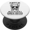 Cool Chinese Crested Funny Chinese Crest Essere un cane crestato cinese divertente cinese crestato PopSockets PopGrip Adesivo