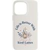 Coffee And Jesus Custodia per iPhone 14 Pro Max La vita con Gesù e latte freddo Christian Coffee