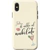 ENGAGEMENT WEDDING HONEYMOON MARRIED HEA Custodia per iPhone X/XS Addio al nubilato Sposa italiana