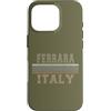 Italian born and Italy apparel Custodia per iPhone 16 Pro Retro Ferrara Italia