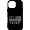 Italian born and Italy apparel Custodia per iPhone 16 Pro Max Retro Porto Venere Italia