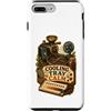 Jimbeels Custodia per iPhone 7 Plus/8 Plus Cooling Tray Calm Tostatura Caffè