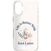 Coffee And Jesus Custodia per iPhone 17 La vita con Gesù e latte freddo Christian Coffee