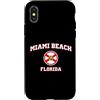 Miami Beach FL Souvenirs & Gifts by DV8s Custodia per iPhone X/XS Miami Beach Florida (FL)