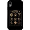 Vintage Forager's Field Guide Apparel Custodia per iPhone XR Funghi commestibili Vintage Botanical