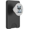 Skizzenmonster Casual scontroso sarcastico dito medio gatto PopSockets PopWallet per MagSafe