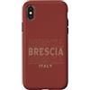 Italy born and Italian apparel Custodia per iPhone X/XS Vintage Brescia Italia